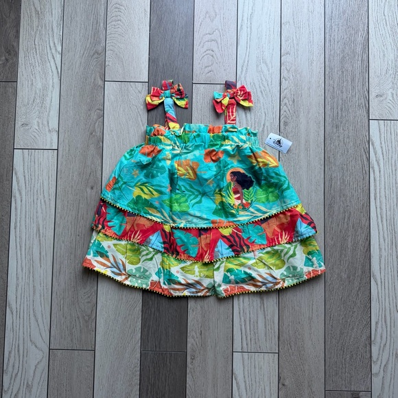 Disney Moana Tropical Adventure Kids Dress - Picture 2 of 7